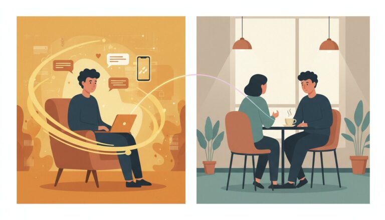 Pourquoi je séduisais mieux en ligne qu’en personne ?